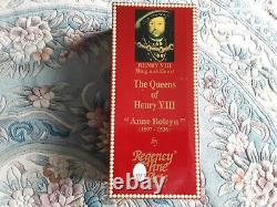 Anne Boleyn porcelain Henry VIII doll, in original box