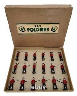 Antique Britains Ltd Lead Toy Soldiers British Footguards Set No. 115S England