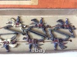Antique Types Of The British Army Soft Painted Lead Toy Soldiers Lancers