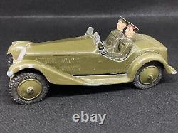 Army Staff Car By Britains (Yellow 656) Cast Windscreen, See Notes, Check Photos