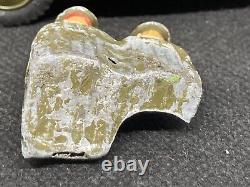 Army Staff Car By Britains (Yellow 656) Cast Windscreen, See Notes, Check Photos