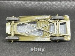 Army Staff Car By Britains (Yellow 656) Cast Windscreen, See Notes, Check Photos