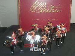 Britains 00073 Mounted Band Of The Lifeguards Metal Toy Soldier Figure Set 1