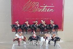 BRITAINS 00073 MOUNTED BAND of the LIFEGUARDS SET 1 TROOPING the COLOUR MIB nj