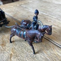 BRITAINS 146 Royal Army Supply Corps 2 Horses Lead Metal Painted