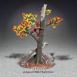 BRITAINS 16136 A Clear Shot Native Warrior Firing from an Autumn Tree