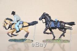 BRITAINS 17433 AMERICAN CIVIL WAR CONFEDERATE 6 HORSE CASSION SET BOXED nv