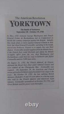 BRITAINS 17757 AMERICAN REVOLUTION YORKTOWN REDOUBT 10 AMERICAN ASSAULT SET No1
