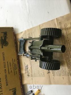 BRITAINS 18 HOWITZER BOXED/ SHELLS No 2107 All Original. Paperwork Too