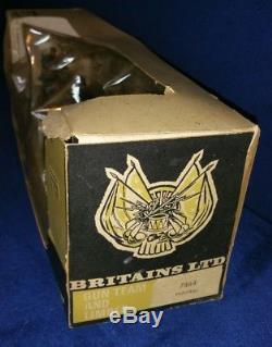 BRITAINS 1960s Plastic SWOPPETS, Union Artillery Gun Team With Limber 7464