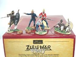 BRITAINS 20024, Zulu War, Closing stages of Isandlwana, 24th Ft & Zulus in 54mm