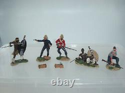 BRITAINS 20024, Zulu War, Closing stages of Isandlwana, 24th Ft & Zulus in 54mm