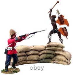 BRITAINS 20030 Breaching the Wall, British 24th Foot Firing at Attacking Zulu