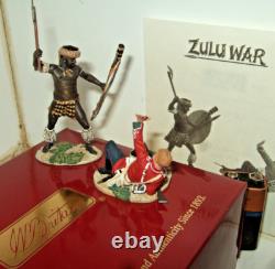 BRITAINS 20057 Zulu War, No Mercy, 24th Ft Attacked by Zulu with Axe in 54mm