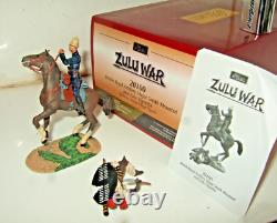 BRITAINS 20100 British R. A. Major Smith Mtd sees Fallen Zulu, Vignette in 54mm