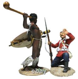 BRITAINS 20182 Closing In British 24th Foot and Zulu Hand-to-Hand Set