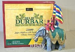 BRITAINS 22000 DELHI DURBAR JAIPURE ELEPHANT with STANDARD BEARER MINT BOXED nj