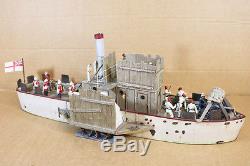 BRITAINS 27043 WAR ALONG THE NILE BRITISH GUN BOAT & CREW SET BOXED pq