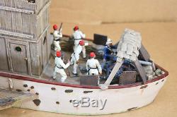 BRITAINS 27043 WAR ALONG THE NILE BRITISH GUN BOAT & CREW SET BOXED pq