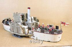 BRITAINS 27043 WAR ALONG THE NILE BRITISH GUN BOAT & CREW SET BOXED pq