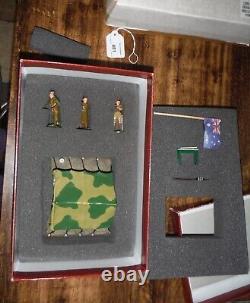 BRITAINS 41106 WORLD WAR ONE US ARMY LEADERS TENT DIORAMA Australian flag