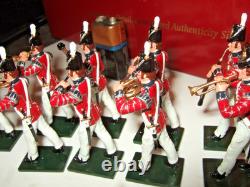 BRITAINS 43103 Band of the Coldstream Regt of Ft Guards, 1815 in Lux. Box in54mm