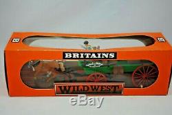 BRITAINS 7617 WILD WEST Detailed BUCKBOARD WAGON & HORSES Mint in Box
