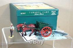 BRITAINS 8707 HOME FARM TUMBREL CART & HORSE SET MINT BOXED ow