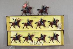 BRITAINS 8806 BRITISH The DUKE of CAMBRIDGE'S OWN 17th LANCERS with COLOURS oc