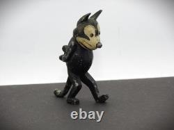BRITAINS ANTIQUE 1920s VERY RARE LEAD WALKING FELIX THE CAT FIGURE
