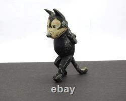 BRITAINS ANTIQUE 1920s VERY RARE LEAD WALKING FELIX THE CAT FIGURE