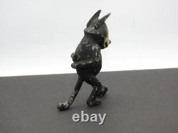 BRITAINS ANTIQUE 1920s VERY RARE LEAD WALKING FELIX THE CAT FIGURE