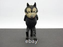 BRITAINS ANTIQUE 1920s VERY RARE LEAD WALKING FELIX THE CAT FIGURE