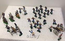 BRITAINS American Civil War Soldiers 35 models Plus Cannons