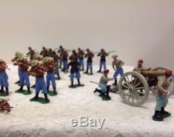 BRITAINS American Civil War Soldiers 35 models Plus Cannons