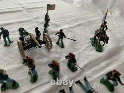 BRITAINS American Civil War Soldiers, Canons and Tender Set