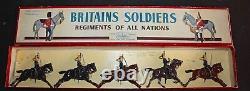BRITAINS Boxed Set No. 8 4th Queen's Own Hussars Toy Soldiers Mignot Tradition