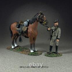 BRITAINS Civil War 31386 Dismounted Flagbearer 1st Virginia Cavalryman Mount