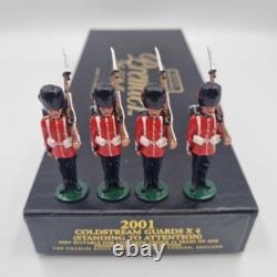 BRITAINS Created By Charles Biggs 2001 COLDSTREAM GUARDS x4 Premier Models