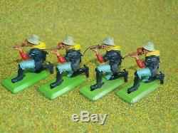 BRITAINS DEETAIL 1970s, 7th CAVALRY ON FOOT. 21 IN TOTAL, TOY SOLDIERS