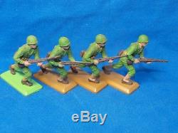 BRITAINS DEETAIL 1970s, WW2 US ARMY INFANTRY GI, 22 SOLDIERS WITH MORTAR CREW