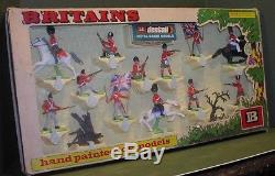 Britains Deetail England Set No 7947 British Waterloo 14 Pieces, Mint Boxed