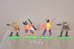 BRITAINS DEETAIL JOB LOT of AMERICAN WILD WEST COWBOYS & INDIANS MEXICANS 29om