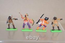 BRITAINS DEETAIL JOB LOT of AMERICAN WILD WEST COWBOYS & INDIANS MEXICANS 29om