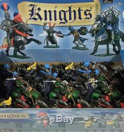 BRITAINS DEETAIL MOUNTED KNIGHTS Unopened Display Box 18 Figures Rare FREE SHIP