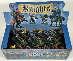 BRITAINS DEETAIL MOUNTED KNIGHTS Unopened Display Box 18 Figures Rare FREE SHIP