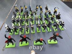 BRITAINS DEETAIL Saracens Turks medieval Soldiers 1971 large job lot x 41