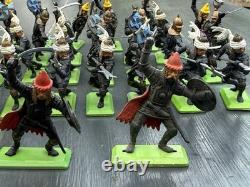 BRITAINS DEETAIL Saracens Turks medieval Soldiers 1971 large job lot x 41