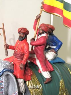 BRITAINS DELHI DURBAR 22000 JAIPUR ELEPHANT WithV STANDARD BEARER 54MM