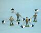 Britains England 1954 Boy Scout Signallers 4 Of The 5 Figures From Set #163